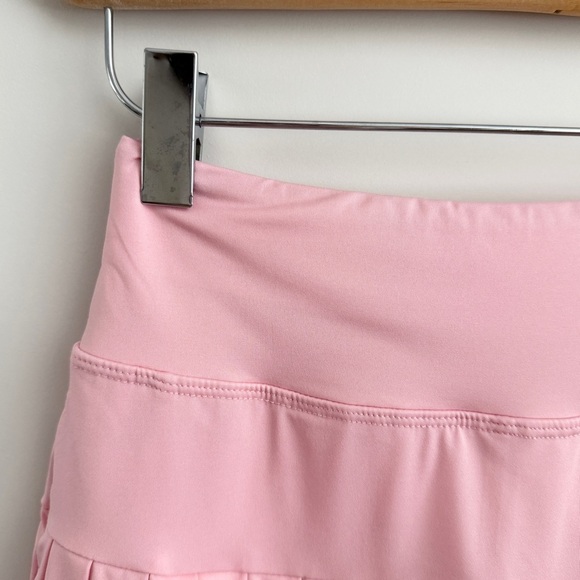 Pink Pleated Women's Tennis Skirt - Picture 2 of 5
